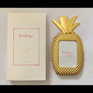 Pottery Barn Lilly Pulitzer pineapple photo frame